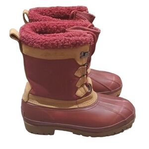 Eddie Bauer Womens Outdoor Saltwater Rubber duck rain boots shoes sz 9